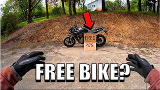 Finding A Sports Bike For Free ( STOLEN?)