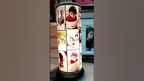 Customized Rotating Light Lamp Originally Designed With MyPhotoPrint.in