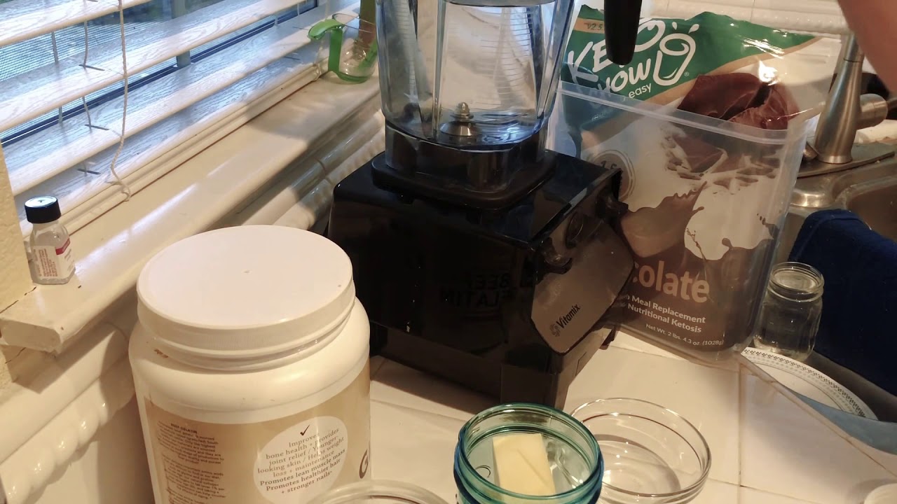 How I mix Gelatin in my keto chow YouTube