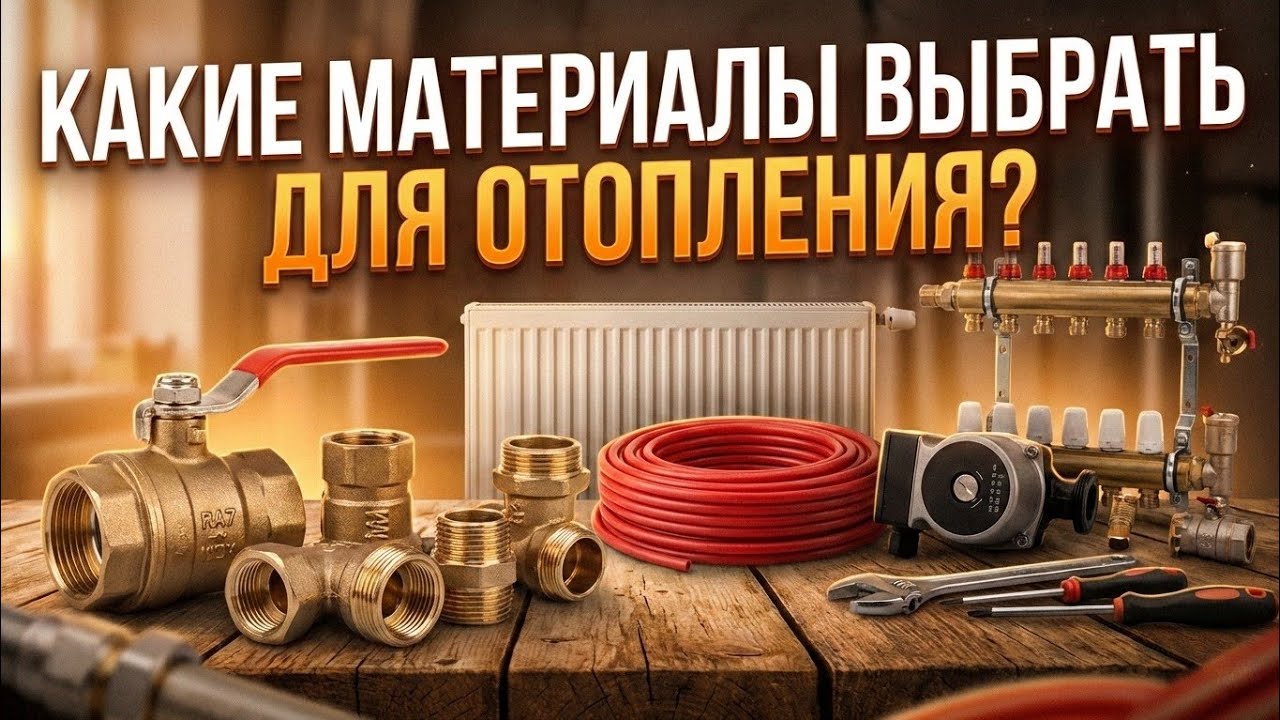 Как выбрать материалы для отопления