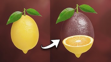 Create a Lemon Transparent Effect Using Photoshop - Quick Photoshop Tutorial