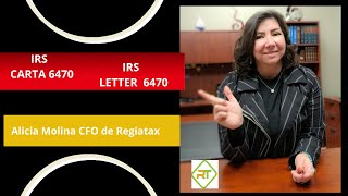 Carta 6470 IRS, IRS letter 6470