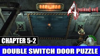 Celebrity Resident Evil 4 Double Switch Door Puzzle (Chapter 5-2) | Two Lever Security Door Puzzle Net Worth