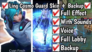 Ling Special Cosmo Guard Skin Script FULL EFFECTS + BACKUP (NO PASSWORD) (ABC FILE) • Mobile Legends screenshot 3
