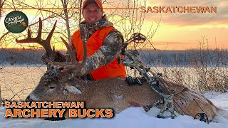 Mature Whitetail Archery Action in snowy Saskatchewan | Canada in the Rough