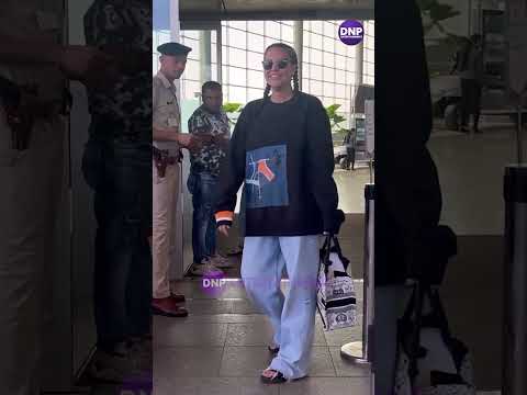 Neha Dhupia sports her causal look at the airport || DNP ENTERTAINMENT