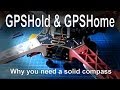 GPShold and GPSHome functions need an accurate magnetometer (compass)