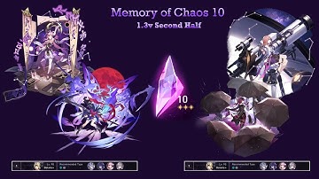 [ MOC 10 ] Kafka E 1 & Seele E 0 Full Clear 1.3 v Second Half [ Full Auto ]