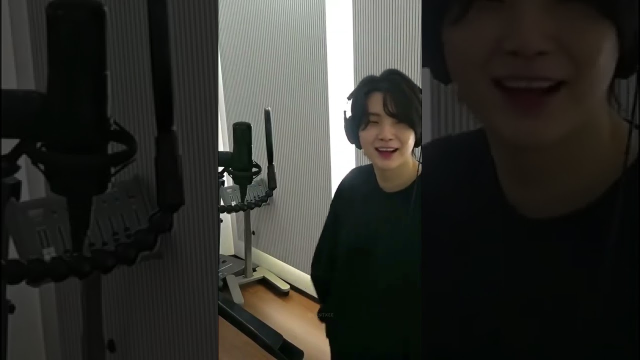 funny moments behind the scene Suga 