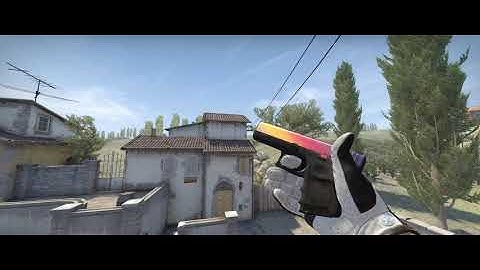 Glock 18 Fade Factory New Showcase CS:GO (3440x1440 res 21:9)