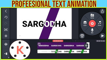 Professional Text Animation In Kinemaster | Kinemaster Video Editing Tutorial(14) | Sargodha Creator