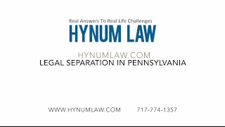 Legal Separation in Pennsylvania by harrisburgattorney 184 views 8 years ago 1 minute, 47 seconds