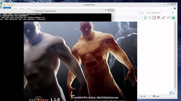 A full environment with MakeHuman and Blender
