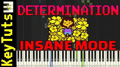Learn to Play Determination from Undertale - Insane Mode
