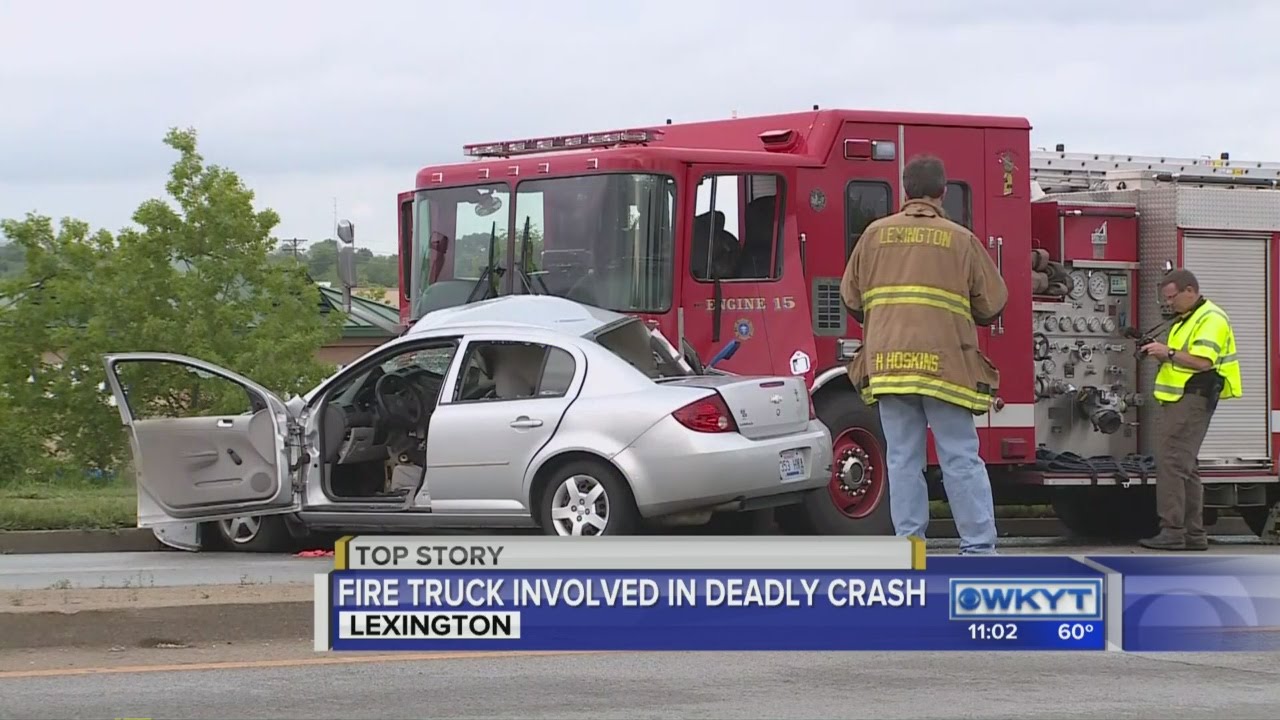 Lexington fire engine involved in deadly crash YouTube