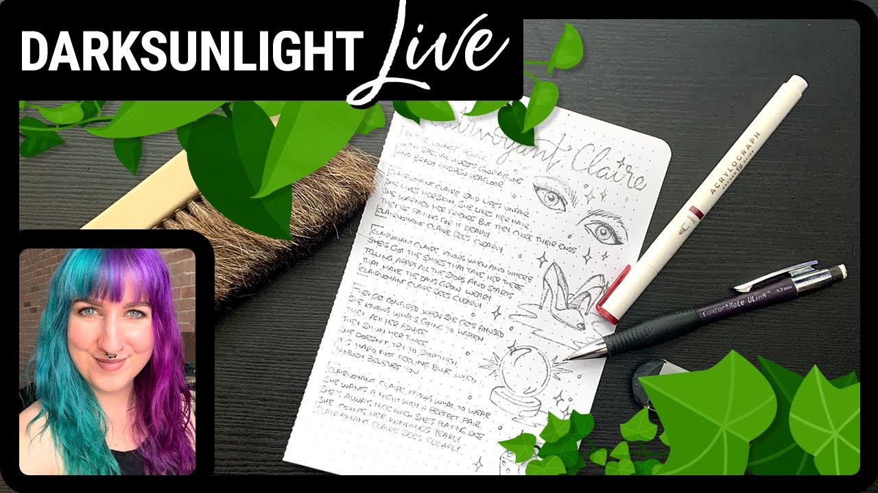 Sketching for a Music Video! » DarkSunlight Live