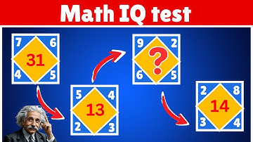 Math IQ test | Only geniuses can answer this math intelligence test | very hard #iqtest