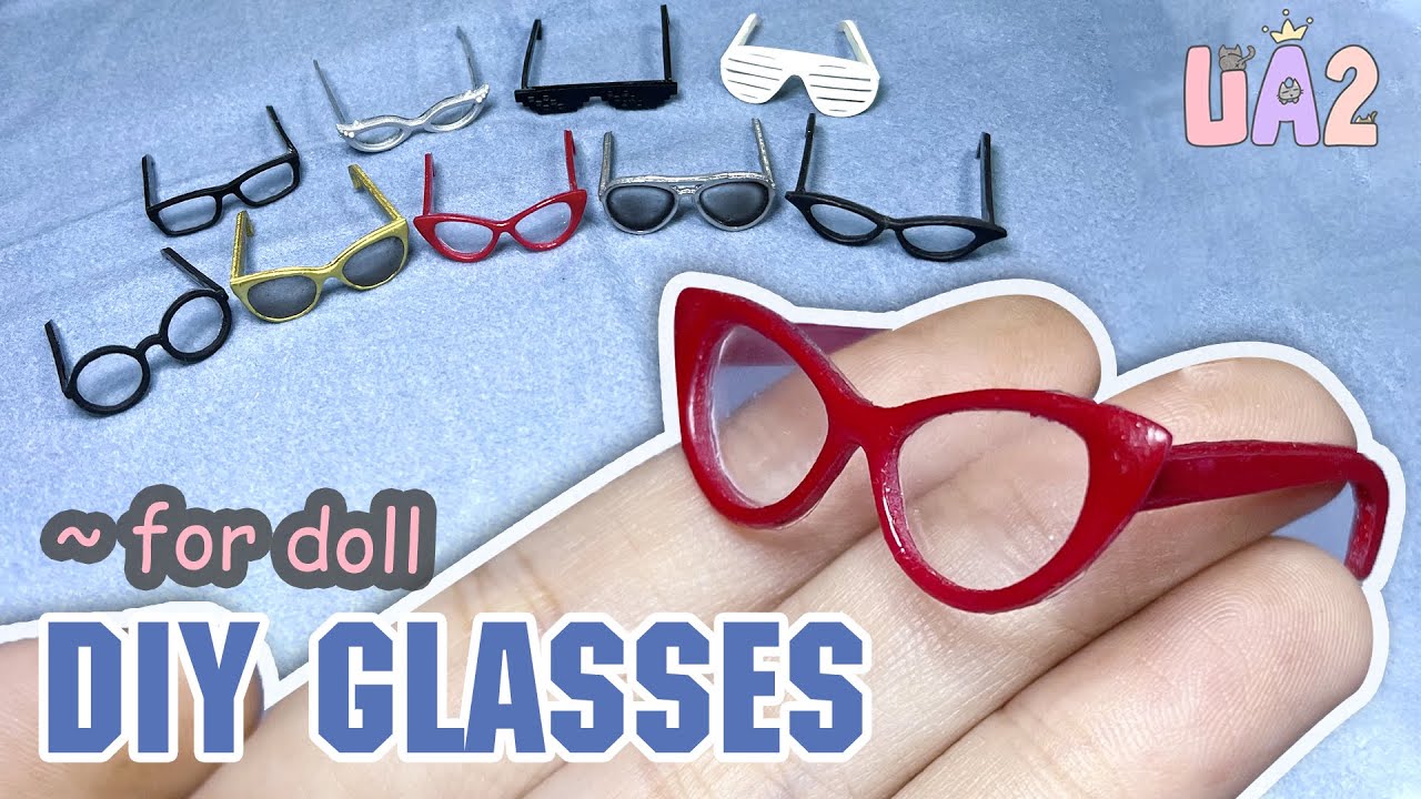 Doll's glasses - Rose gold – Olivia Ann Kids