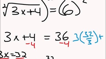 Solving radical equations example 1
