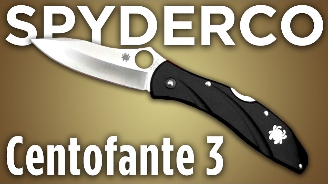 Spyderco Centofante 3: Frank's Classy, Lightweight Legacy