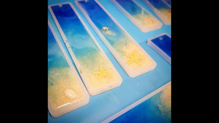 Beach Resin Bookmark Tutorial