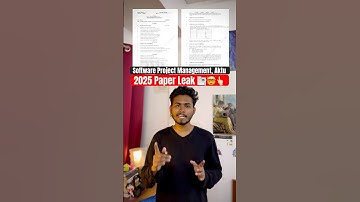 Software Project Management Aktu One Shot | Exam Paper Leak 2025 ⚠️🤯👆🏻