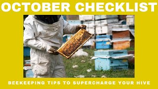 🍯  Buzz-Worthy October Beekeeping Tips to Supercharge Your Hive 🍂 #beekeeping #October