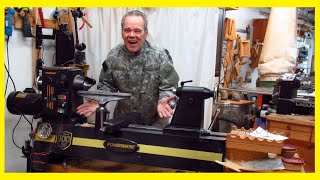 Powermatic 3520c Lathe Review - Can a Mustard Monster be Black?