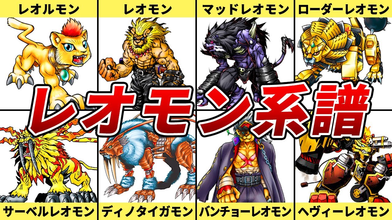 A walking death flag!?] Leomon's evolutionary lineage explained