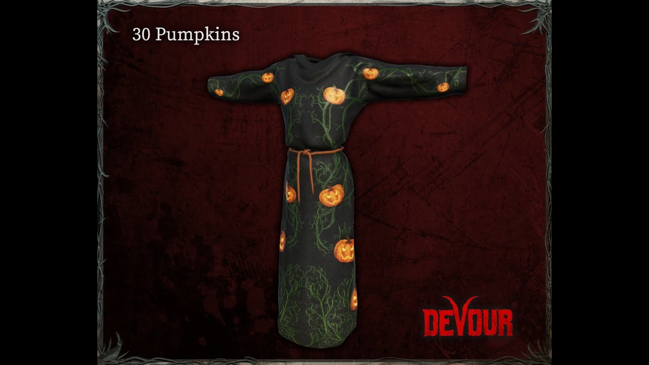 Devour Pumpkin Location 데버 호박을 찾아보아요! (할로윈 업데이트, 기간 한정 로브 잠금 해제)