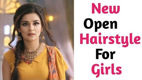 open hair Hairstyles For Girls ||Cute Hairstyle ||Saree Hairstyles || Hairstyle for Lehenga