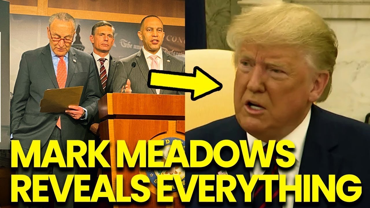 Congress DEMANDS Trump Step Down as Mark Meadows Files Reveal EVERYTHING