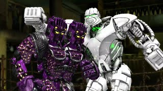 REAL STEEL THE VIDEO GAME - ZEUS vs NOISY BOY & TWIN CITIES