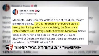 Trump ends Temporary Protective Status for Somalis in Minnesota