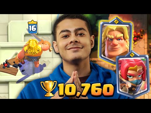 دخلت مسار الكؤوس بتشكيلة محمد لايت 10 760 كأس كلاش رويال