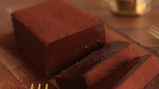 濃厚テリーヌショコラの作り方(バター、生クリーム不使用)How to make thick terrine chocolate (no butter, fresh cream)
