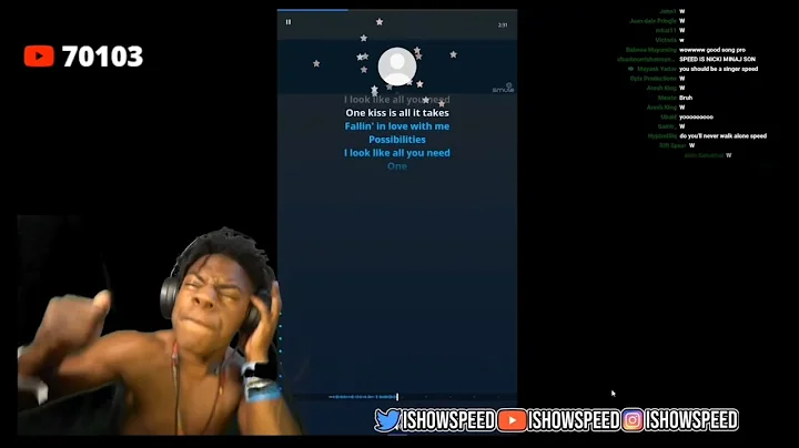 Ishowspeed Sing One Kiss | Dua Lipa |Gone wrong