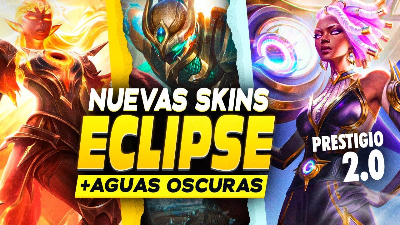 LoL: Novas skins Eclipse Solar e Lunar são lançadas; Yasuo ganha skin Águas  Sombrias - Mais Esports