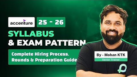 Complete Accenture Placement Prep 2025 & 2026 🚀 | Syllabus, Exam Pattern & Strategy