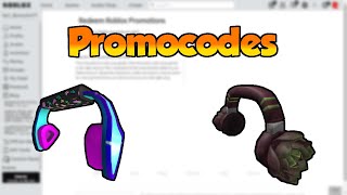 How to get 2 free headphones (promocodes) |Roblox