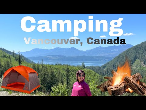 CAMPING VLOG VANCOUVER CANADA #camping #canada #beautifulbc - YouTube