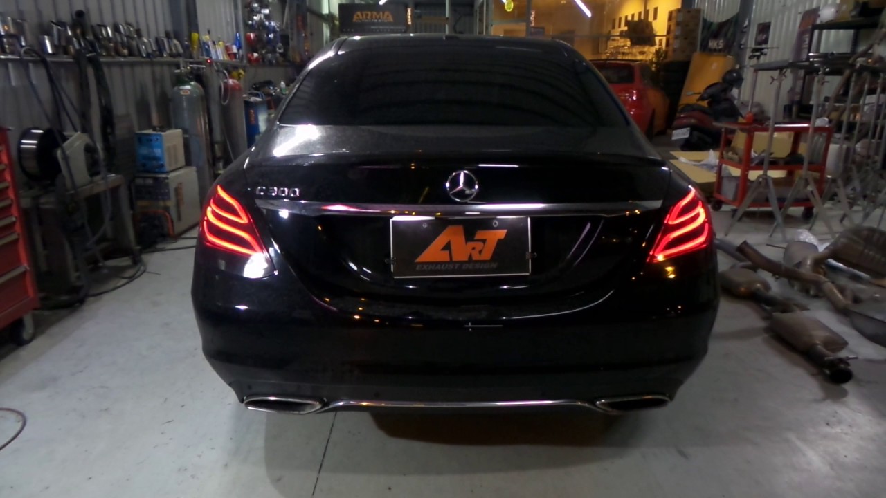 artemisa 台南ART亞锝排氣館 BENZ W205 C300 中尾段閥門版 Valvetronic exhaust system