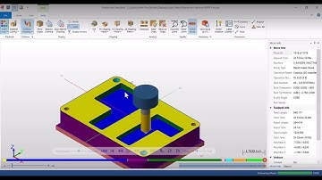 Mastercam 2023: Verify (different toolpaths, different colours)