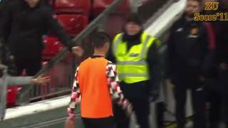 Ten Hag Reactions On Cristiano Ronaldo Walking Down The Tunnel