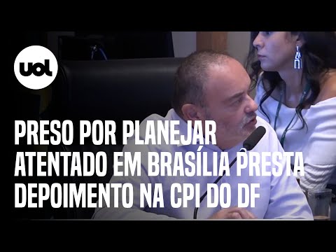 🔴 CPI do 8/1 no DF: George Washington, preso por planejar atentado em Brasília, presta depoimento