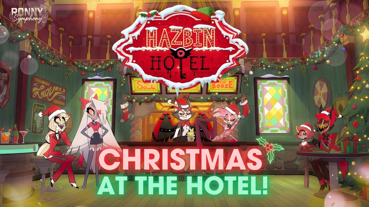 Charlie sings a Christmas song at the Hazbin Hotel! 🎵