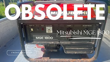 Rare Find: Fixing an Obsolete Mitsubishi MGE 1800 Generator