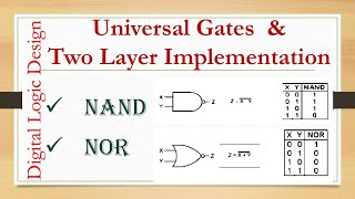 Universal Gates & Two layer implementation