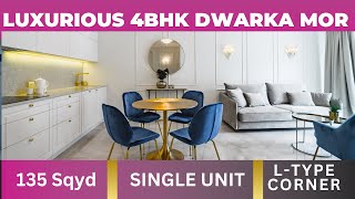 Ultra Luxurious 4 Bhk in Dwarka mor Bhagwati Garden | L Type corner | Near Metro | 9205400867, 70