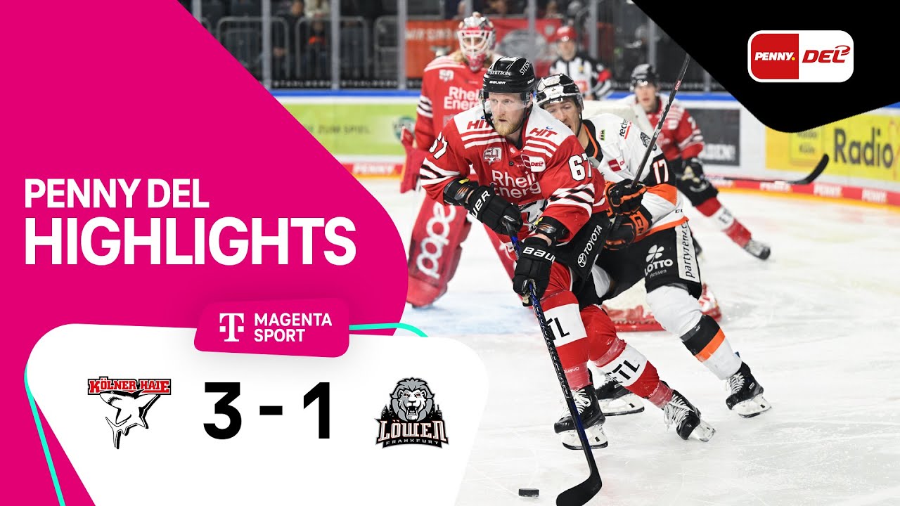 Kölner Haie - Löwen Frankfurt Highlights PENNY DEL 22/23